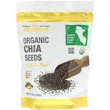 Органічні насіння Чіа, California Gold Nutrition, Суперпродукт, цільні чорні насіння, 12 унц. (340 г)