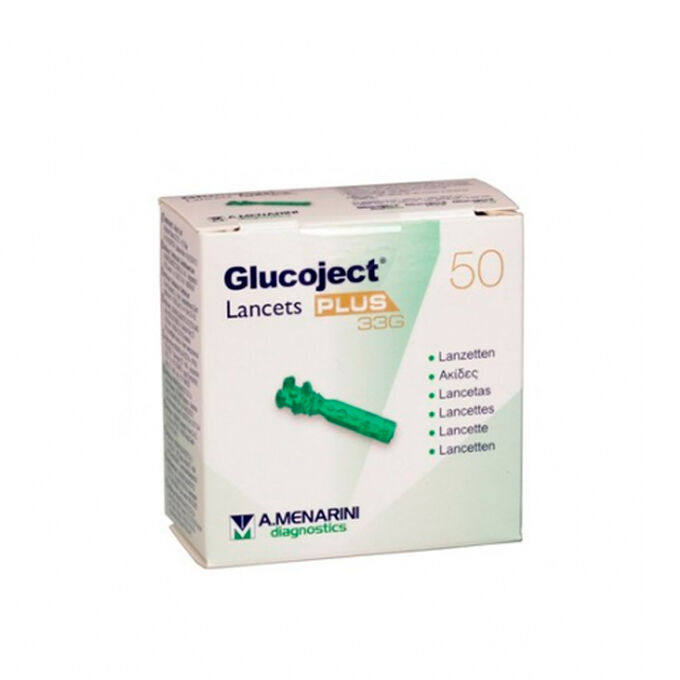 Стерильний ланцет Glucoject® Lancets PLUS 33G  № 25